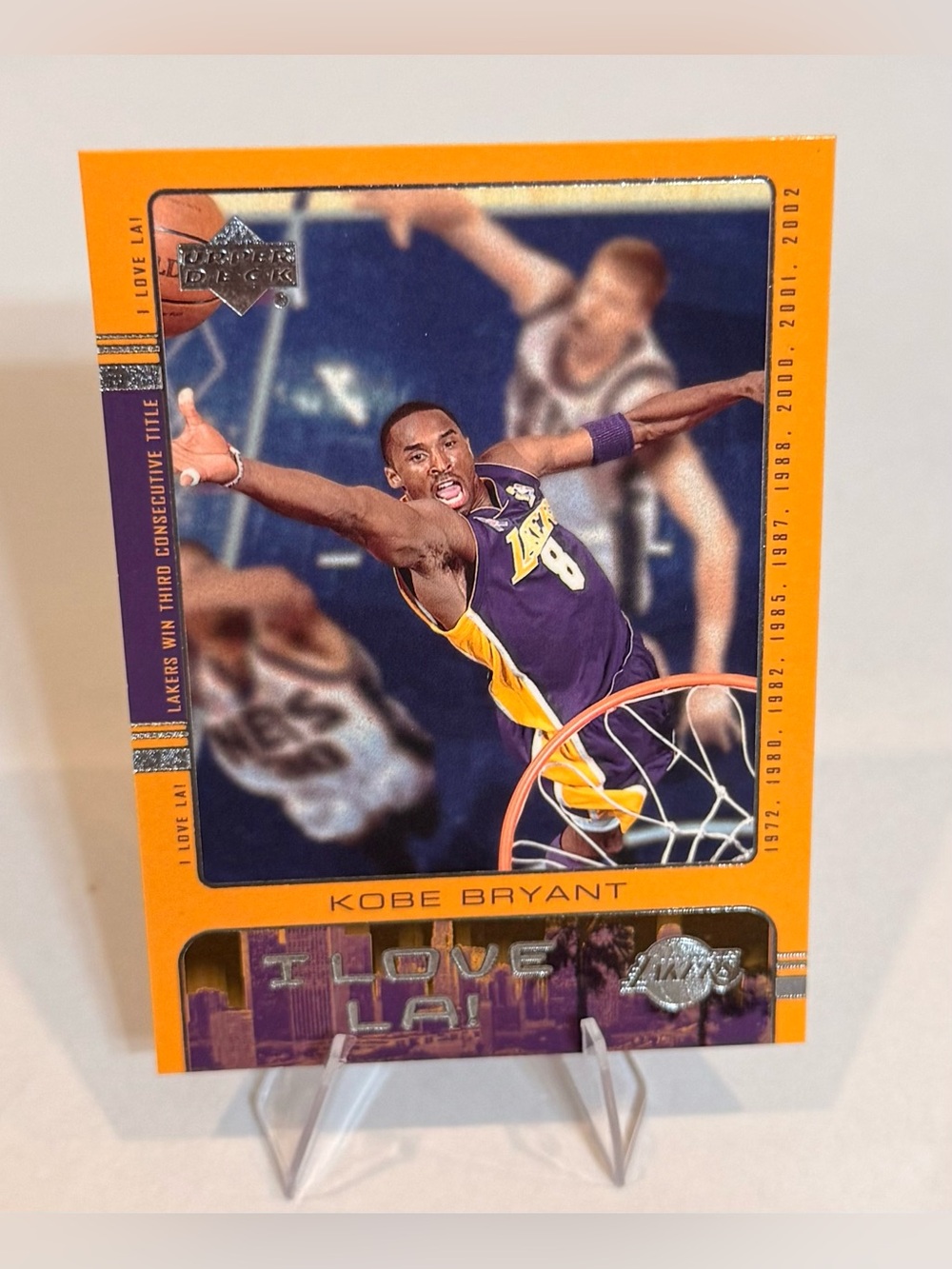 2002/2003 Upper Deck - I Love LA! # LA1 Kobe Bryant Los Angeles Lakers